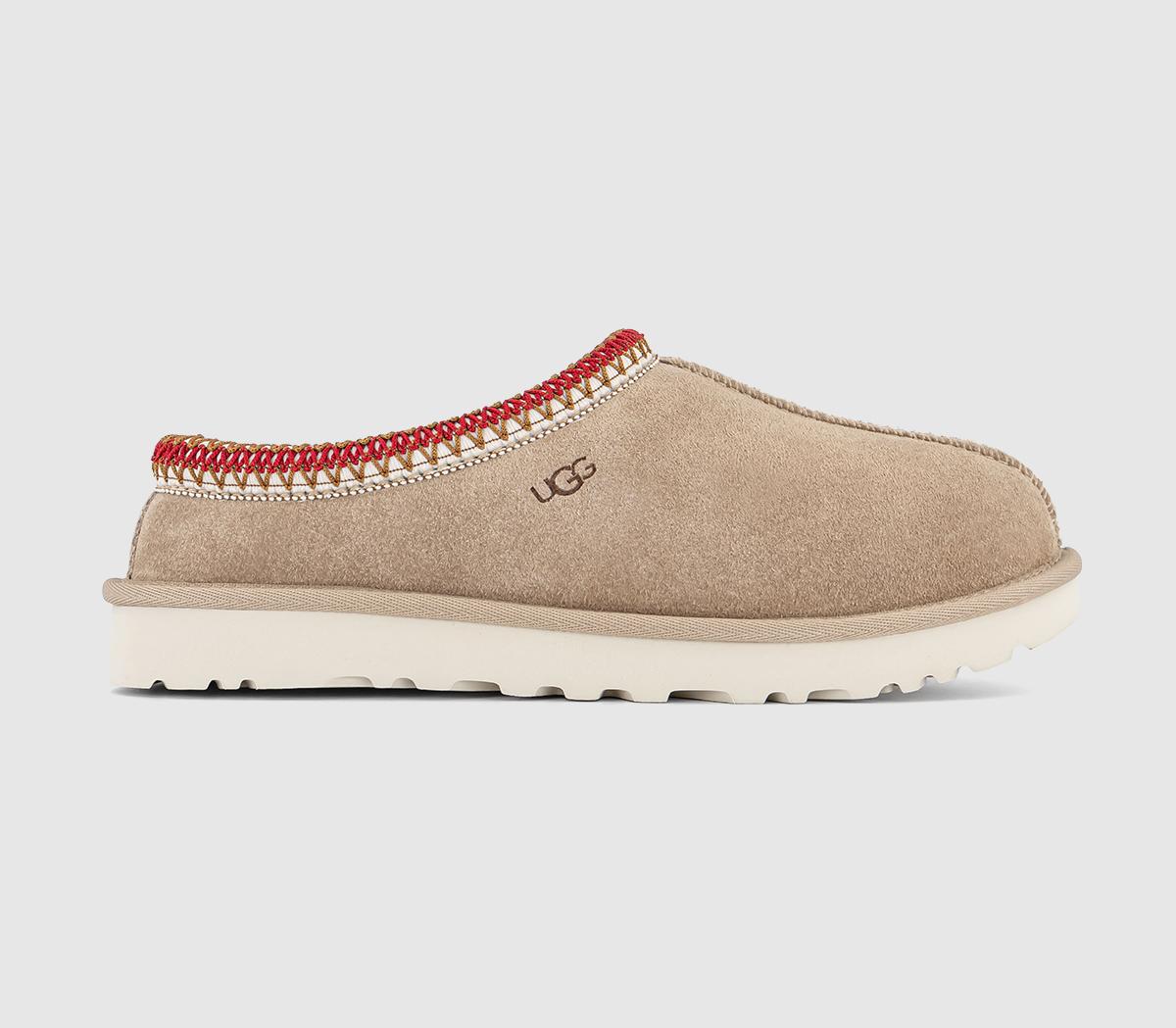 UGG Tasman Slippers Sand Dark Cherry Flat Shoes for Women