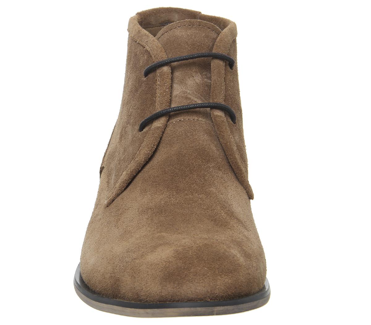 OFFICE Barker Chukka Boots Tan Suede Men’s Boots