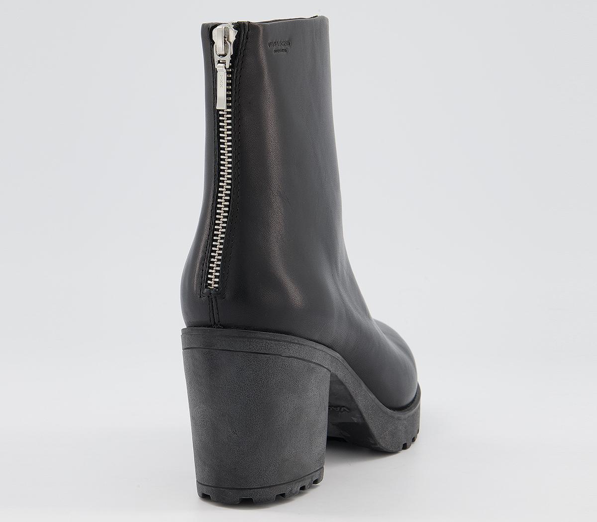 Vagabond ShoemakersGrace Back Zip BootsBlack