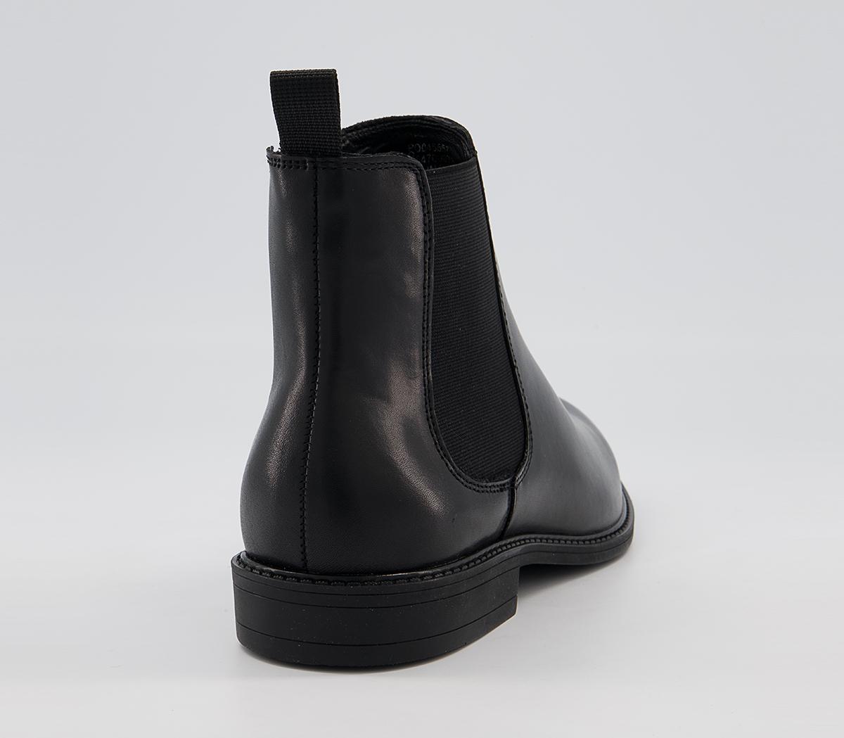 OFFICE Bruno Chelsea Boots OFFICE Bruno Chelsea Boots Black Leather
