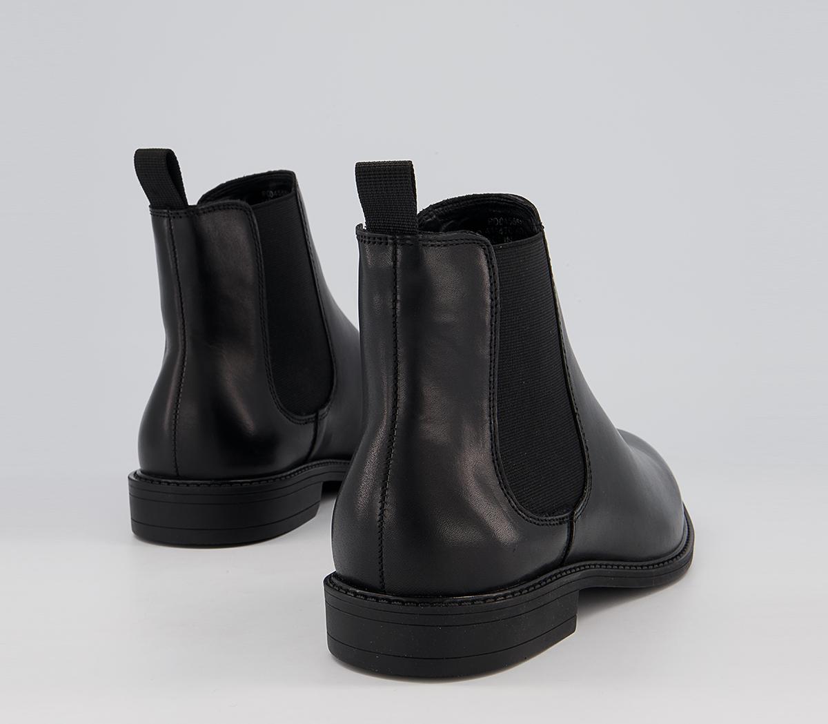 OFFICE Bruno Chelsea Boots OFFICE Bruno Chelsea Boots Black Leather
