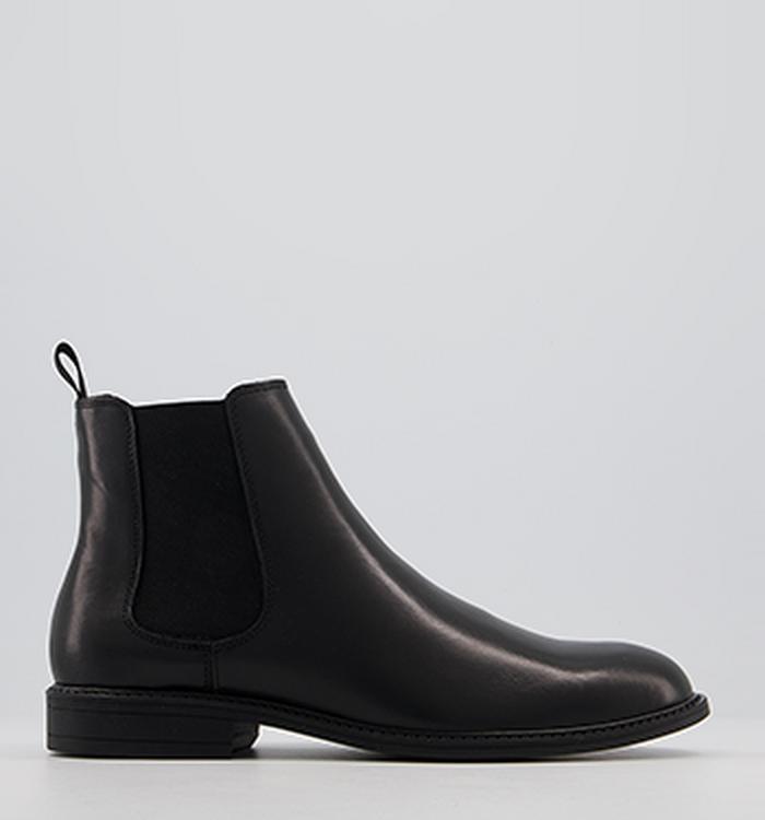 Office Bruno Chelsea Boots Black Leather