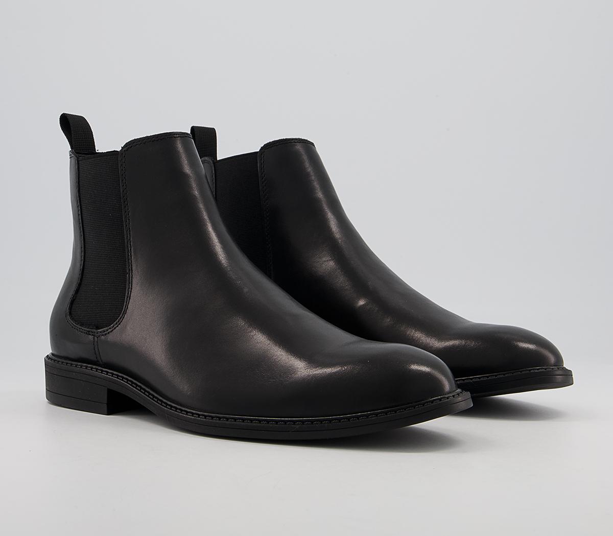 OFFICE Bruno Chelsea Boots OFFICE Bruno Chelsea Boots Black Leather