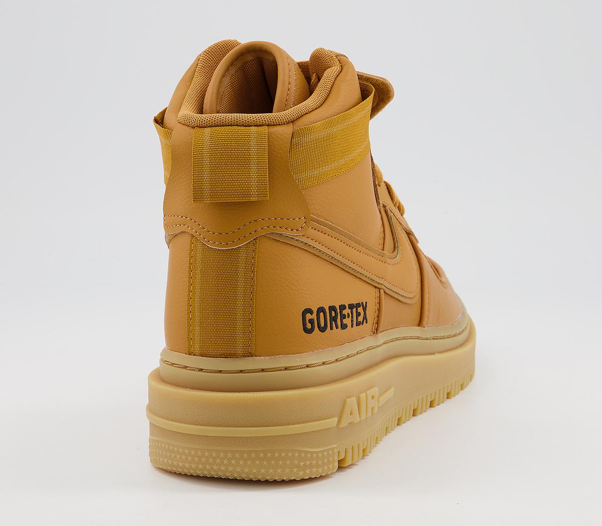 NikeAir Force 1 Gtx TrainersFlax Flax Wheat Gum Light Brown Black