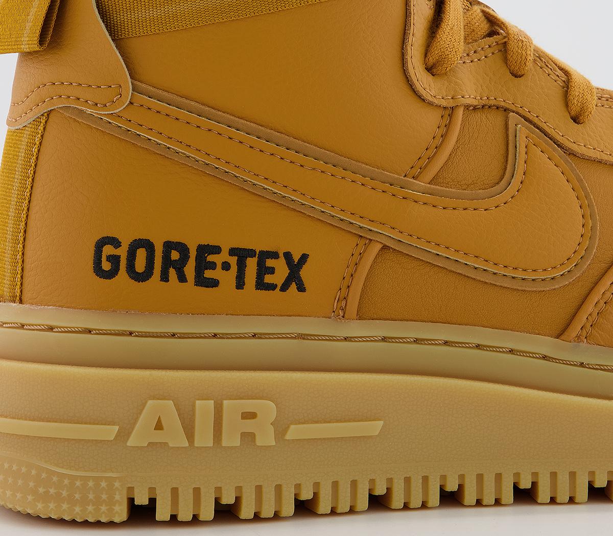NikeAir Force 1 Gtx TrainersFlax Flax Wheat Gum Light Brown Black