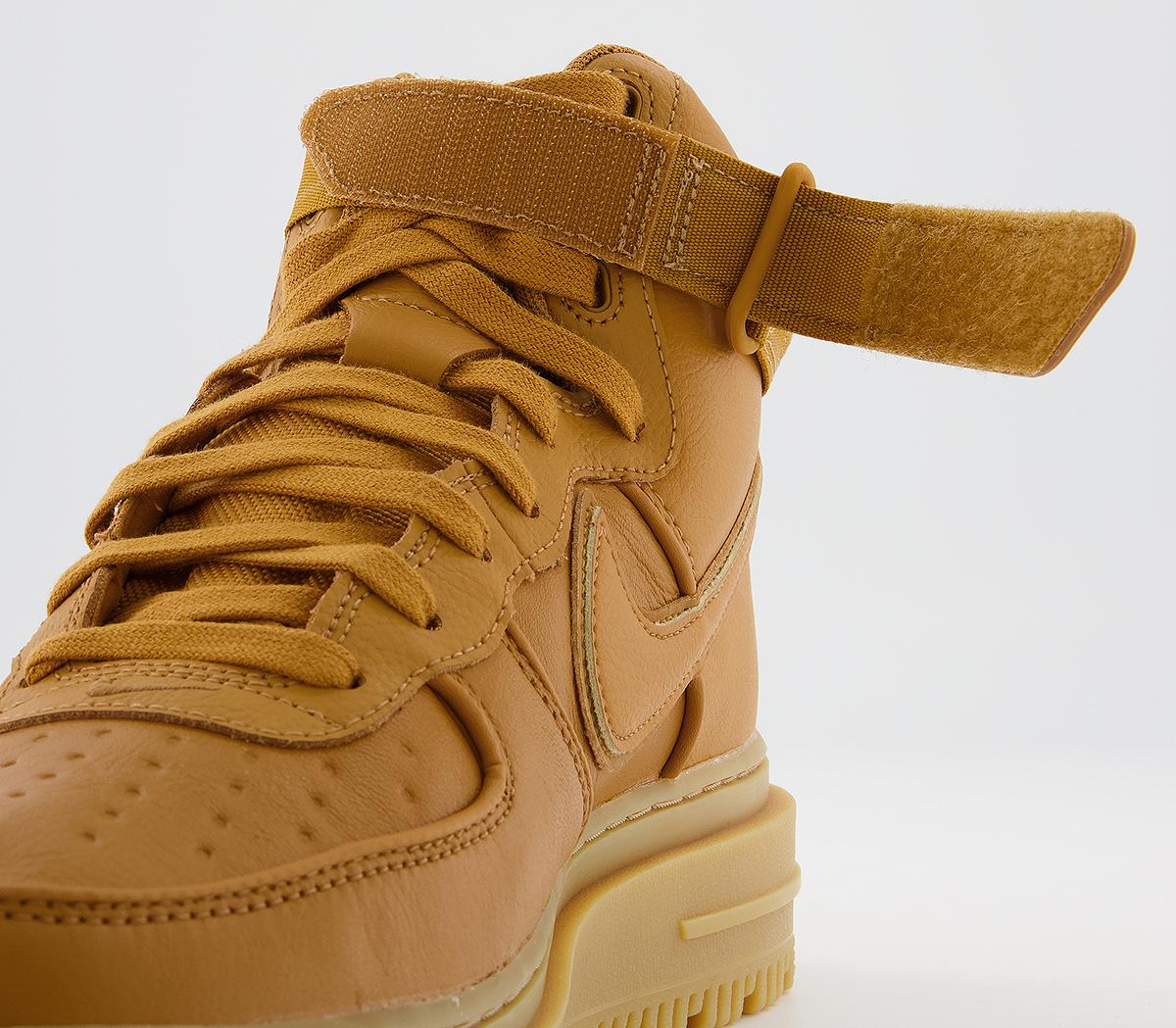NikeAir Force 1 Gtx TrainersFlax Flax Wheat Gum Light Brown Black