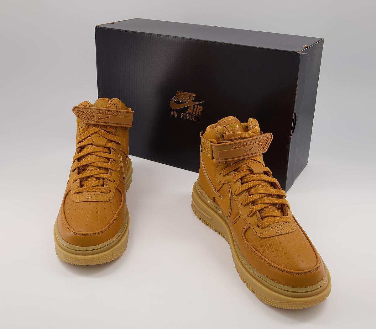 NikeAir Force 1 Gtx TrainersFlax Flax Wheat Gum Light Brown Black