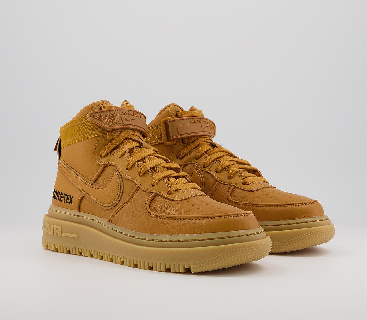 NikeAir Force 1 Gtx TrainersFlax Flax Wheat Gum Light Brown Black