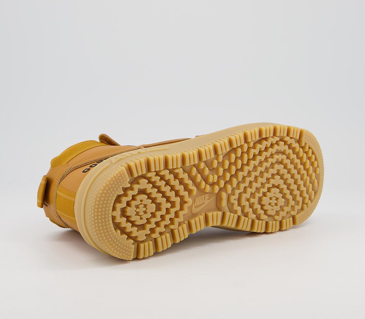 NikeAir Force 1 Gtx TrainersFlax Flax Wheat Gum Light Brown Black