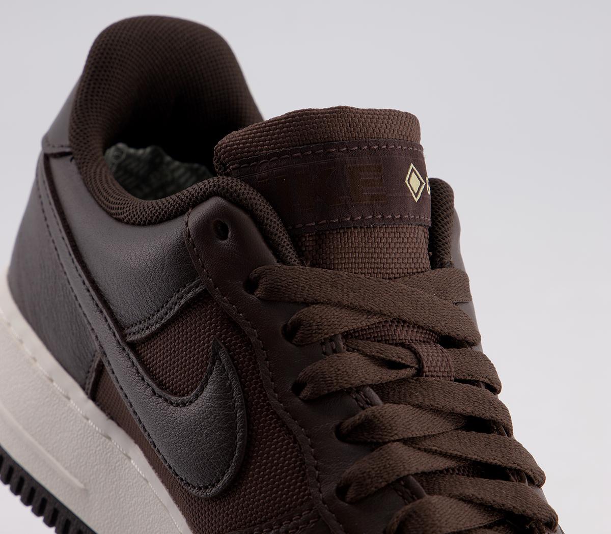 Nike Air Force 1 Gtx Trainers Baroque Brown Seal Brown Team Gold