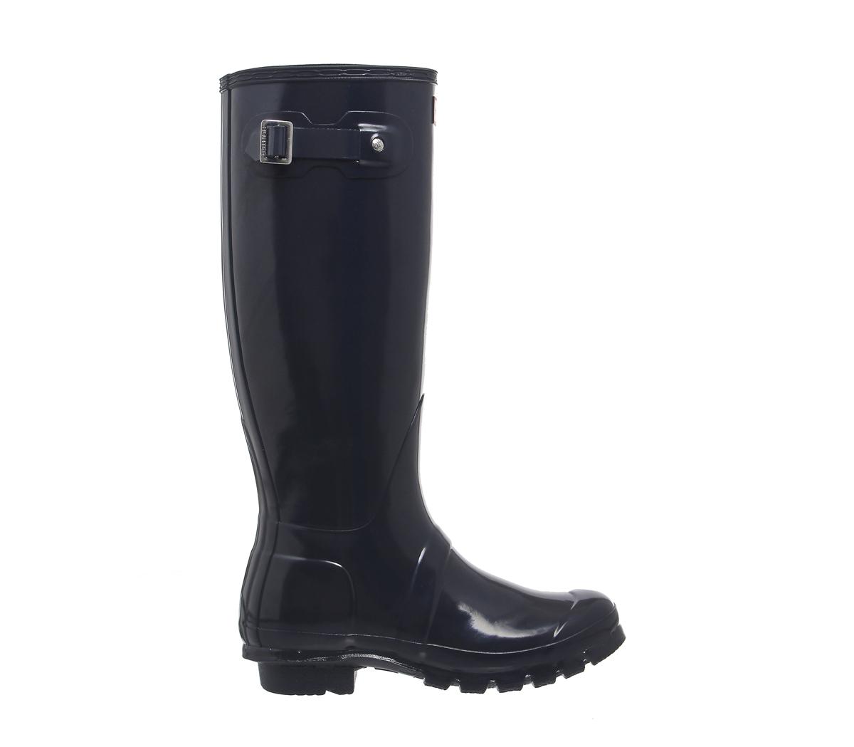 Hunter Hunter Original wellies Navy Gloss - Knee High Boots