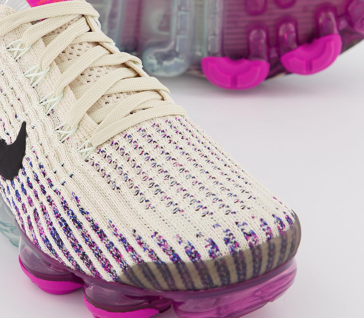 Nike Air Vapormax Fk 3 Trainers Fossil Black Pink Crimson