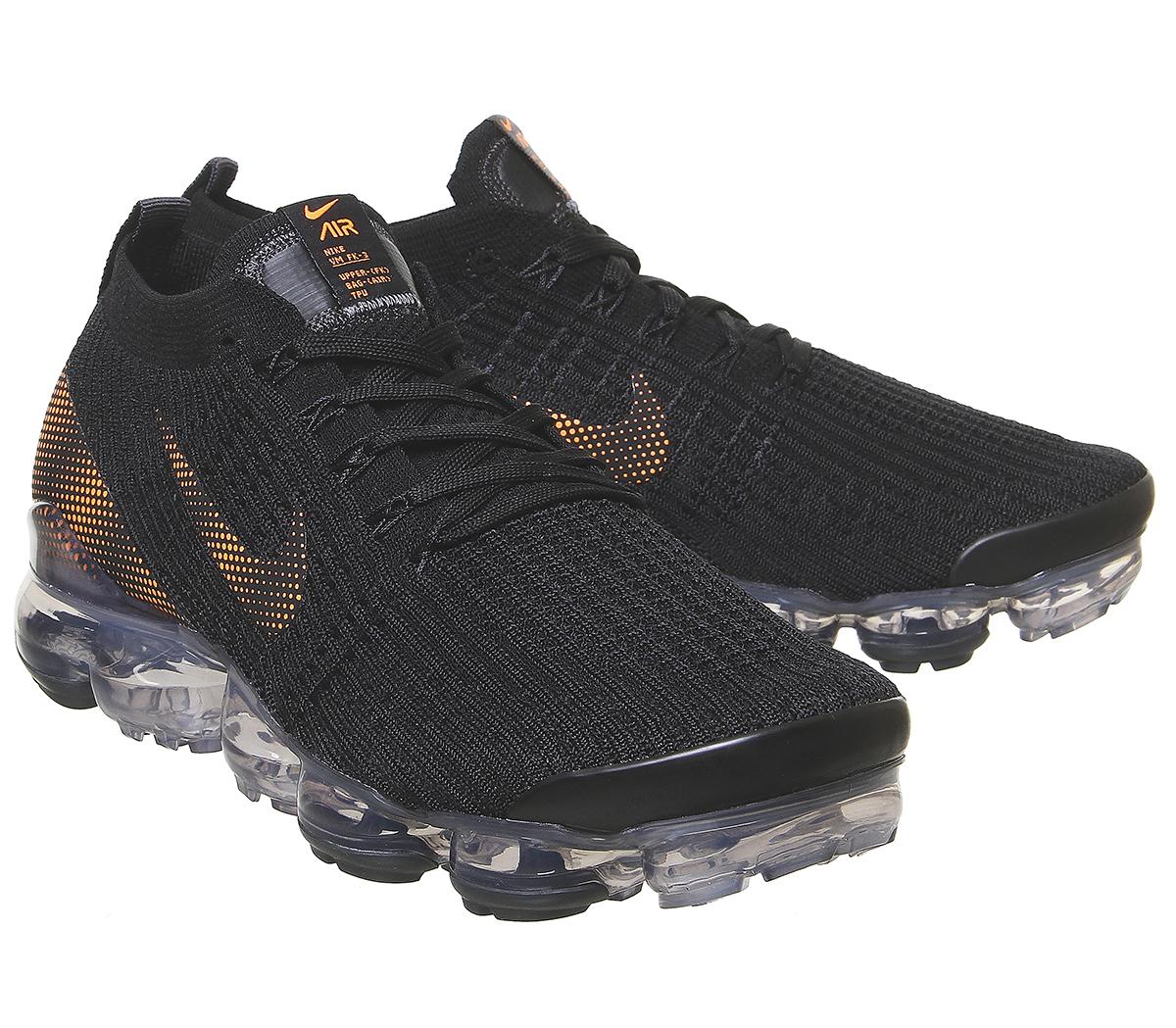 NikeAir Vapormax Fk 3 TrainersBlack Total Orange Dark Smoke Grey