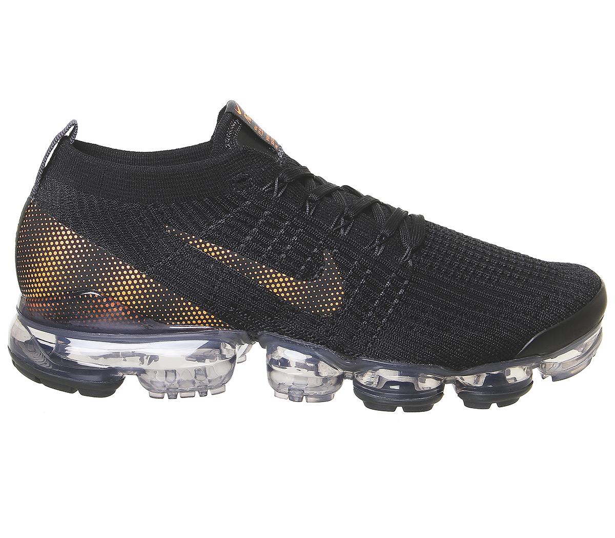NikeAir Vapormax Fk 3 TrainersBlack Total Orange Dark Smoke Grey