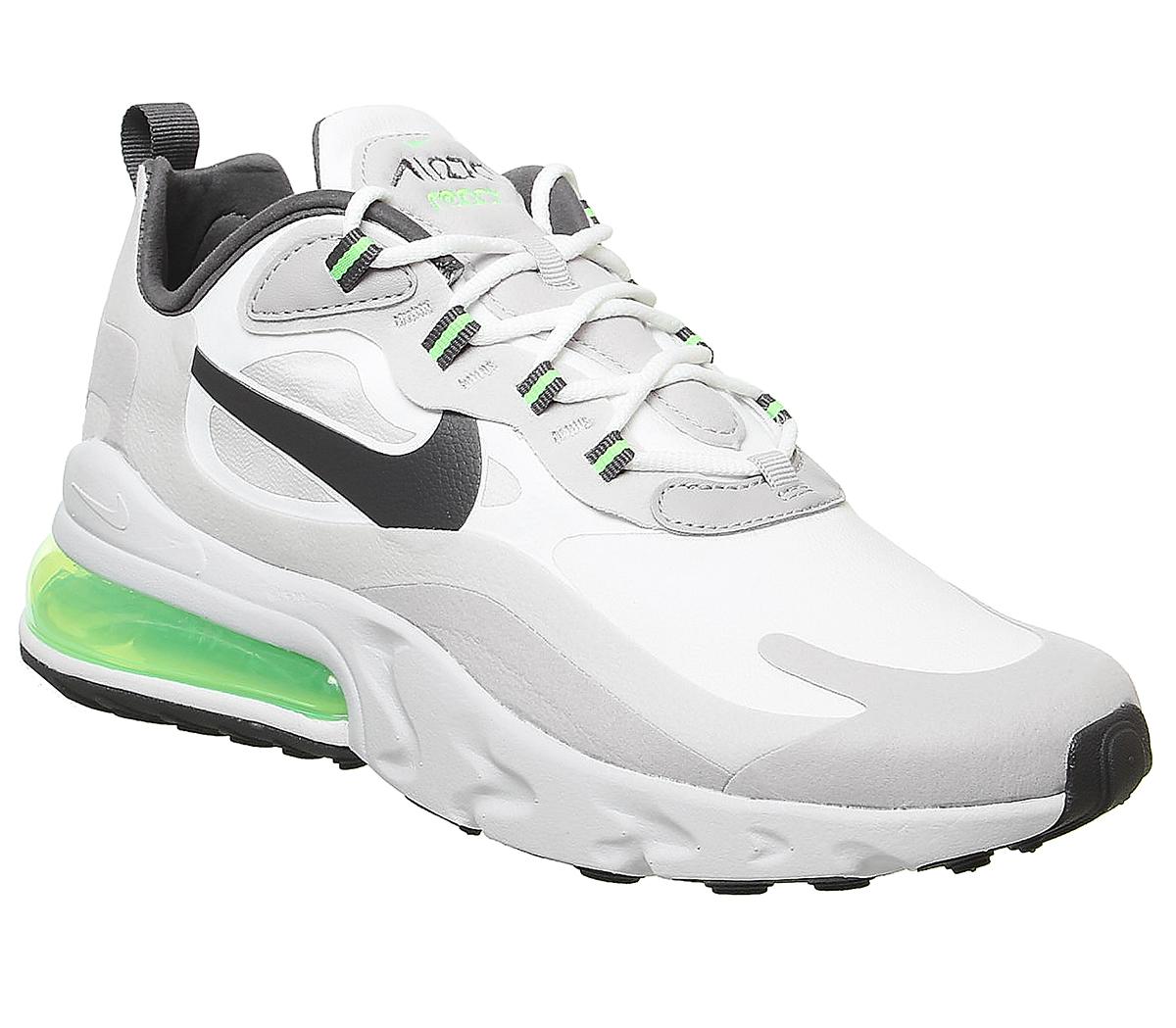 Nike react white sales green