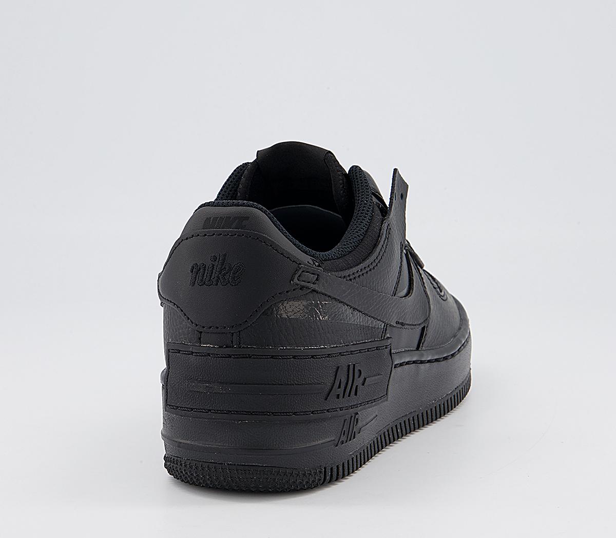 Nike Air Force 1 Shadow Trainers Nike Air Force 1 Shadow Trainers Black Mono