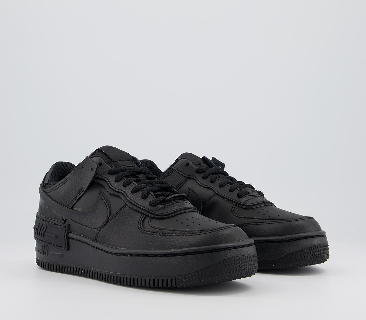 Nike Air Force 1 Shadow Trainers Nike Air Force 1 Shadow Trainers Black Mono
