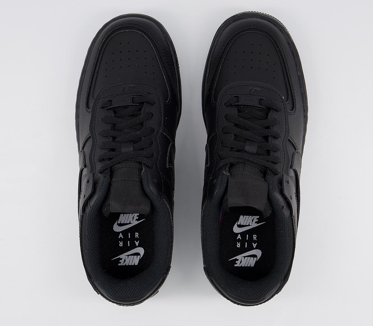 Nike Air Force 1 Shadow Trainers Black Women's Trainers