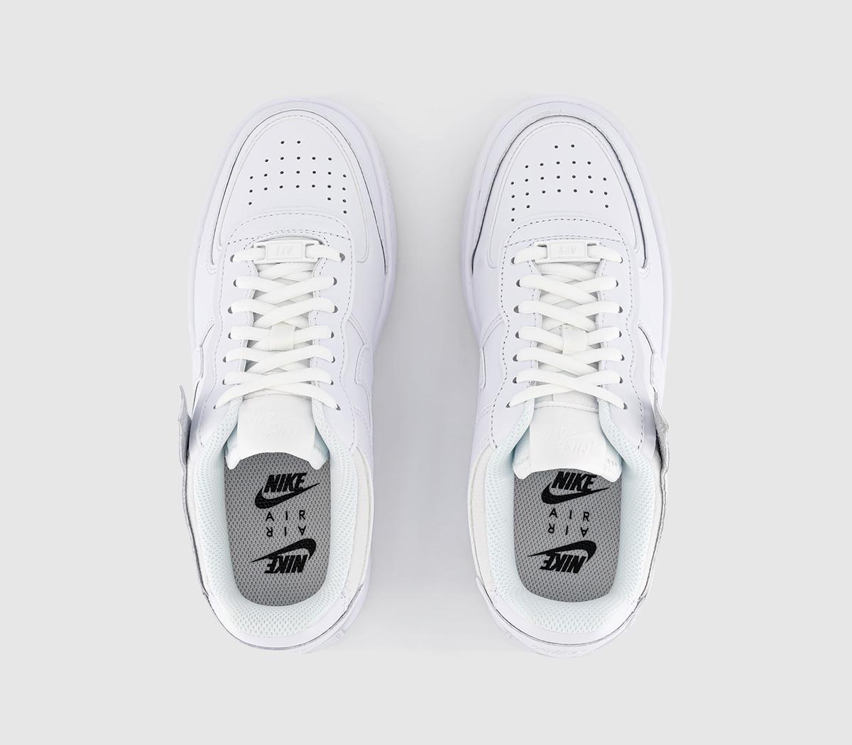 NikeAir Force 1 Shadow TrainersWhite Mono