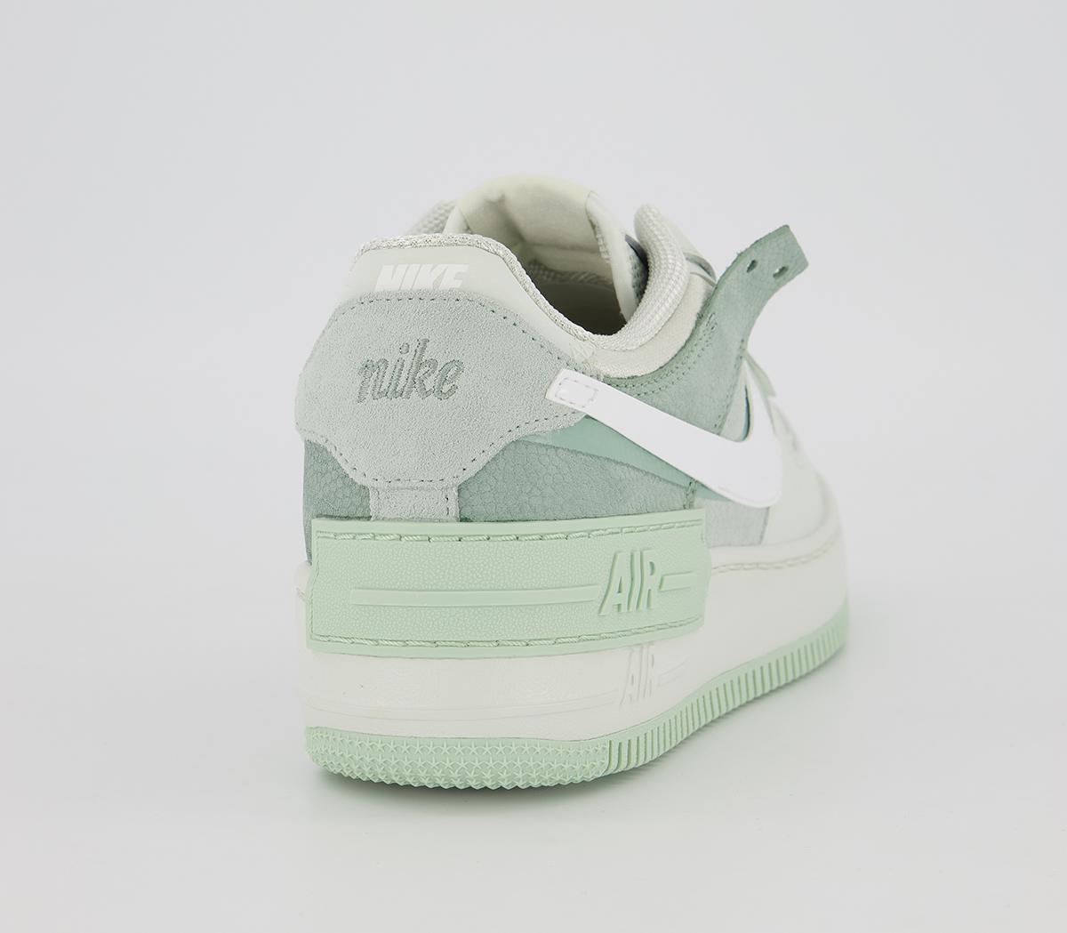 NikeAir Force 1 Shadow TrainersSpruce Aura White Pistachio Frost