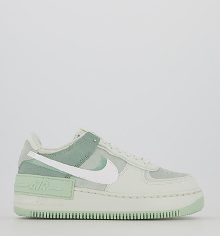 Nike Air Force 1 Shadow Trainers Spruce Aura White Pistachio Frost