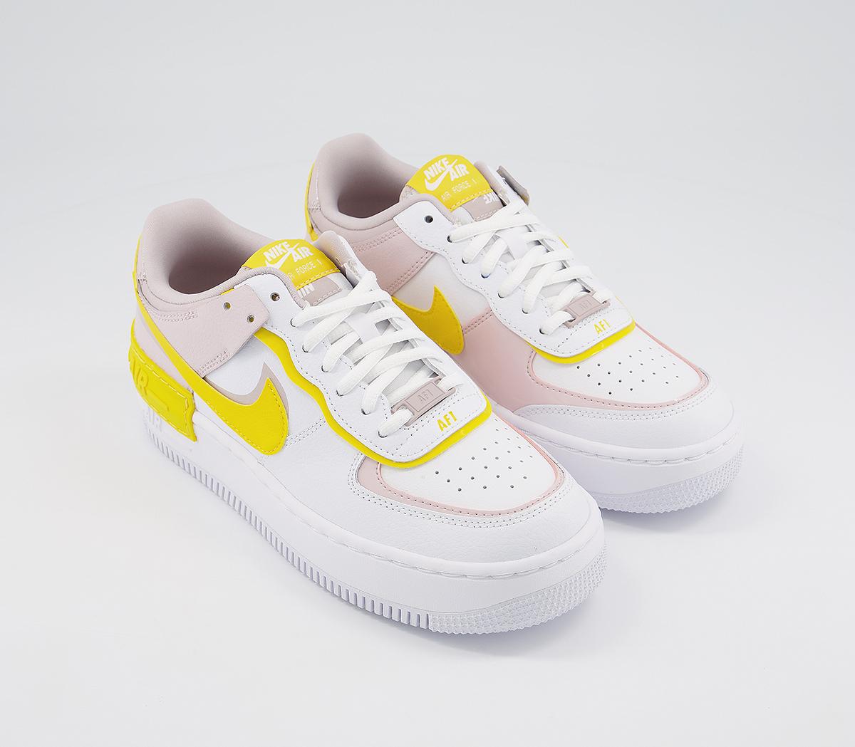 air force 1 shadow white speed yellow barely rose