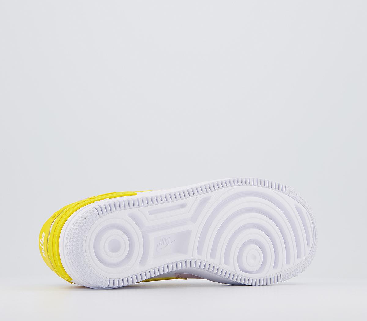 air force 1 shadow trainers white speed yellow barely rose