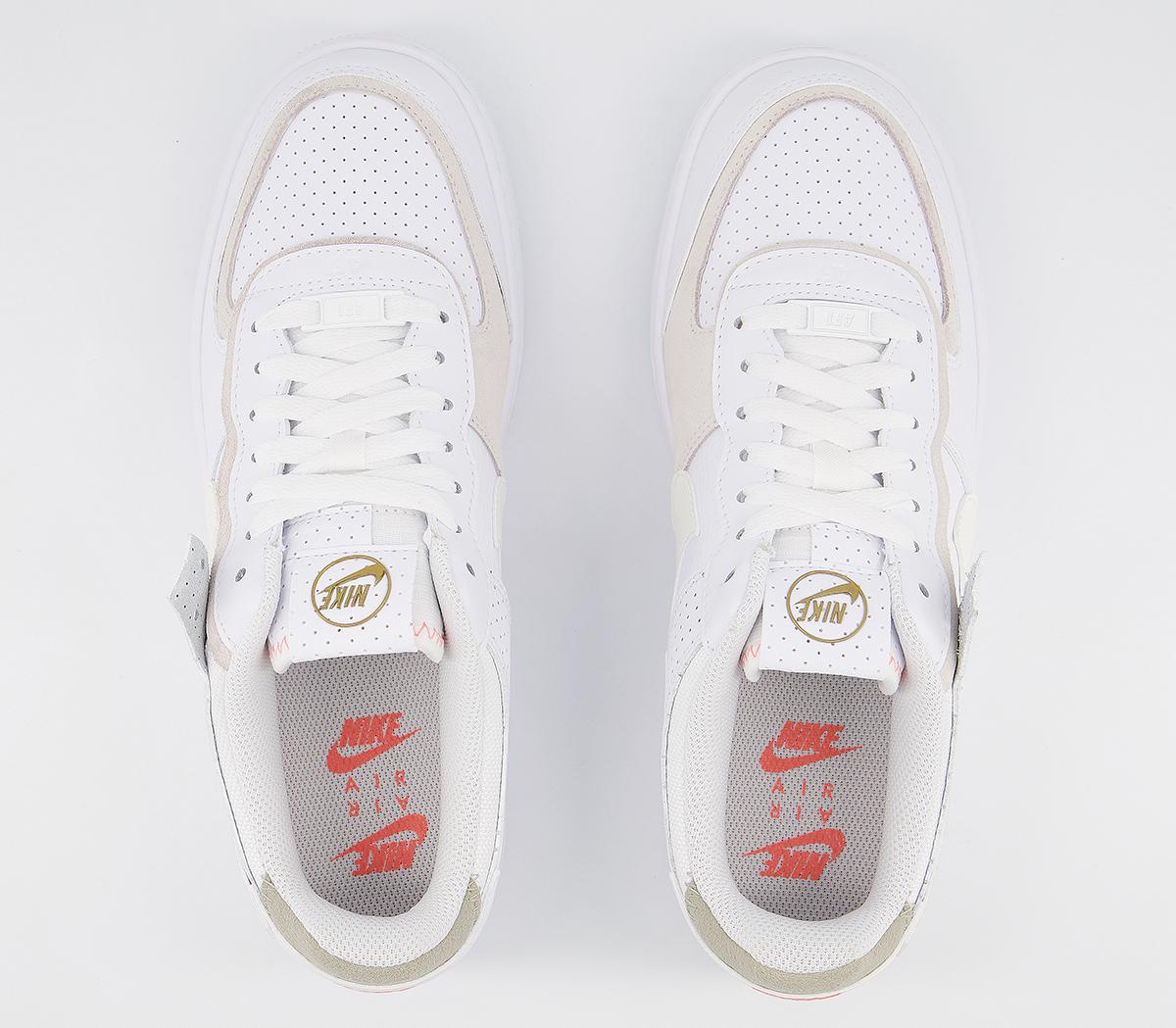 Nike Air Force Shadow Trainers White Sail Stone Atomic Pink