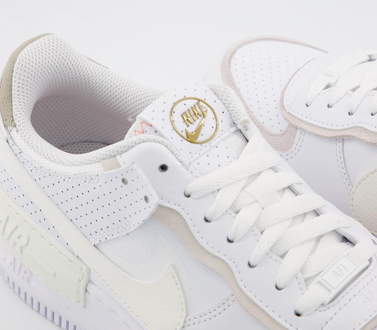 air force 1 shadow trainers pink foam white