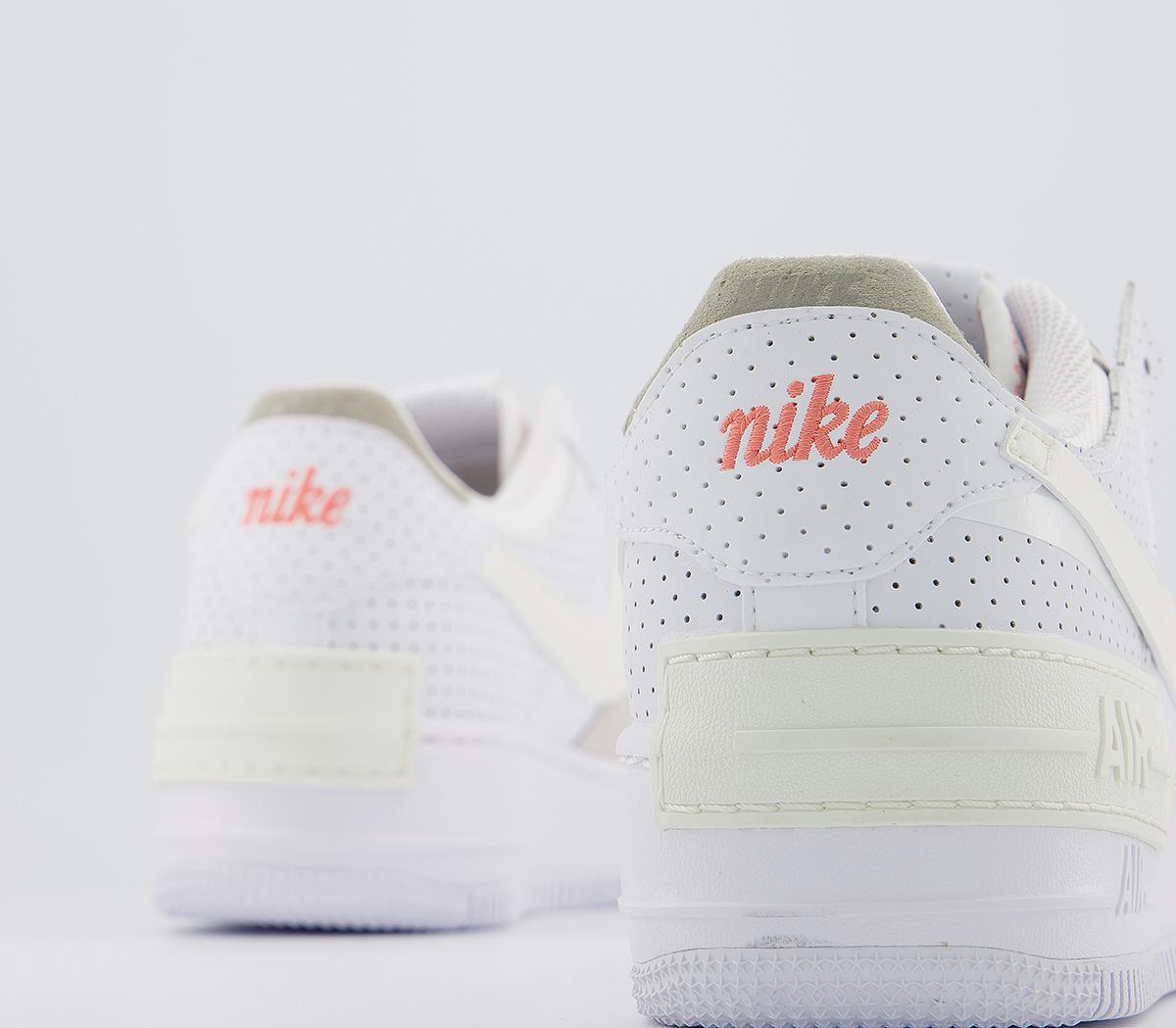 nike wmns af1 shadow white sail stone atomic pink
