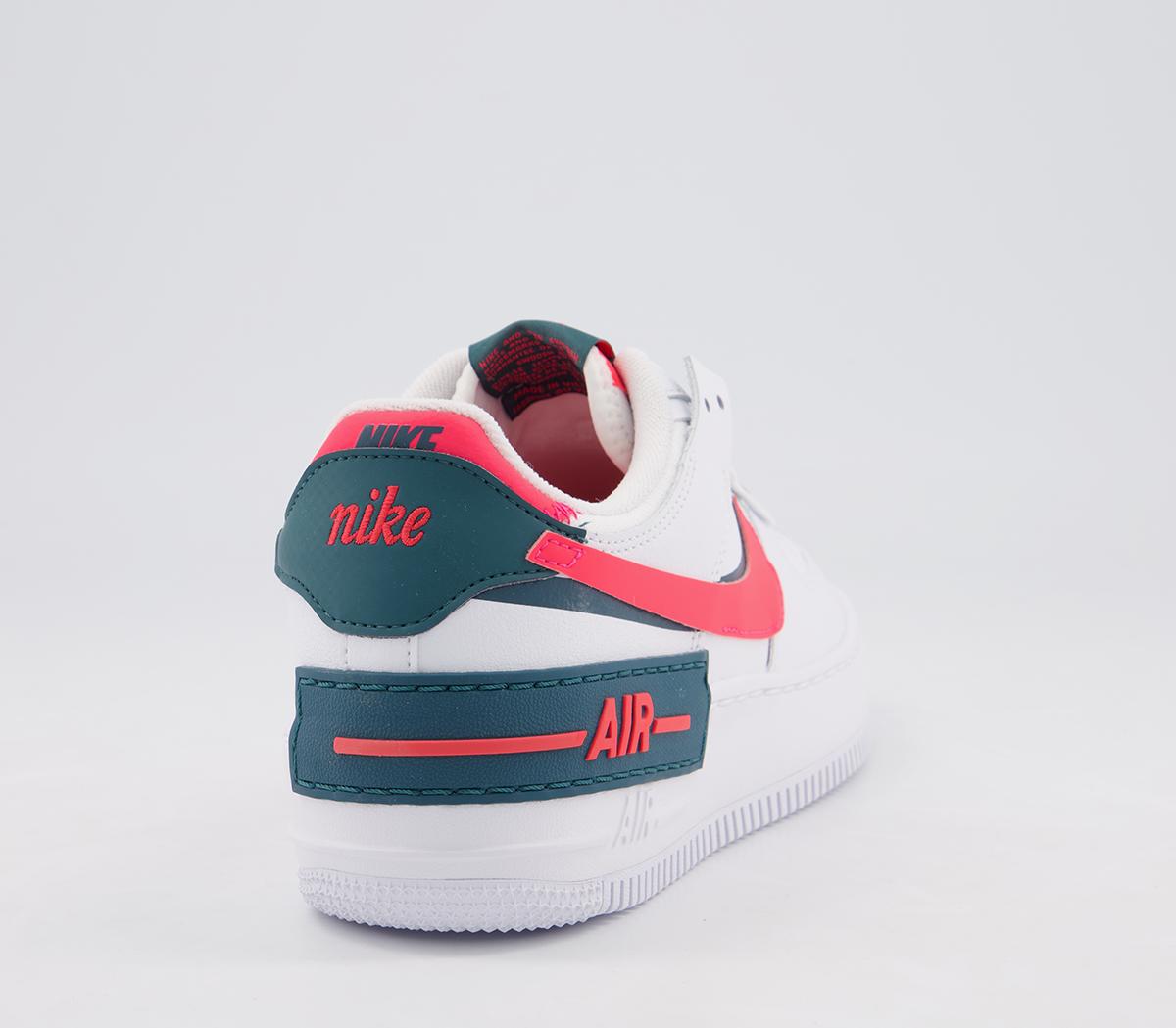 air force 1 dark teal solar red