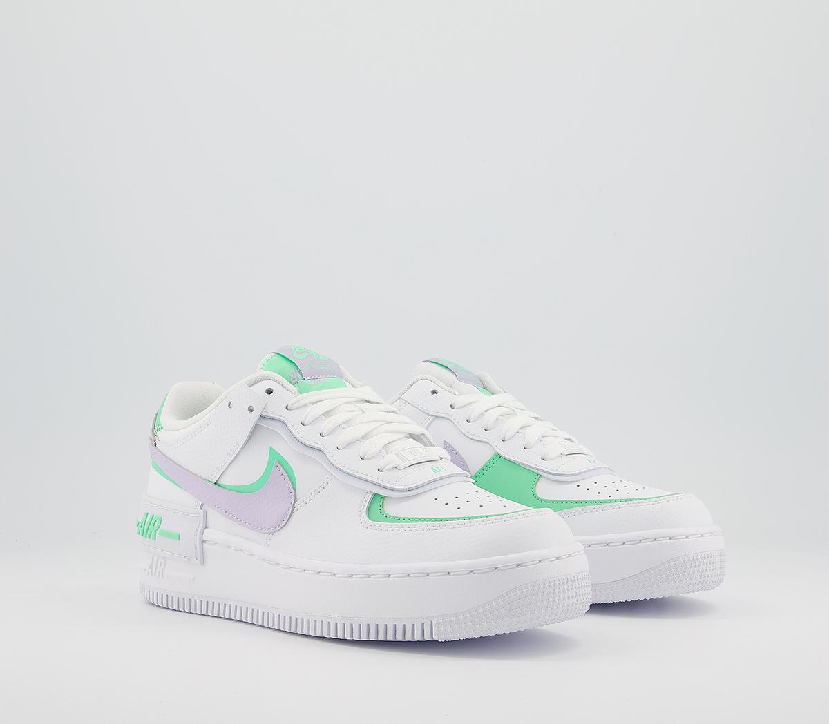 air force 1 shadow lilac and green