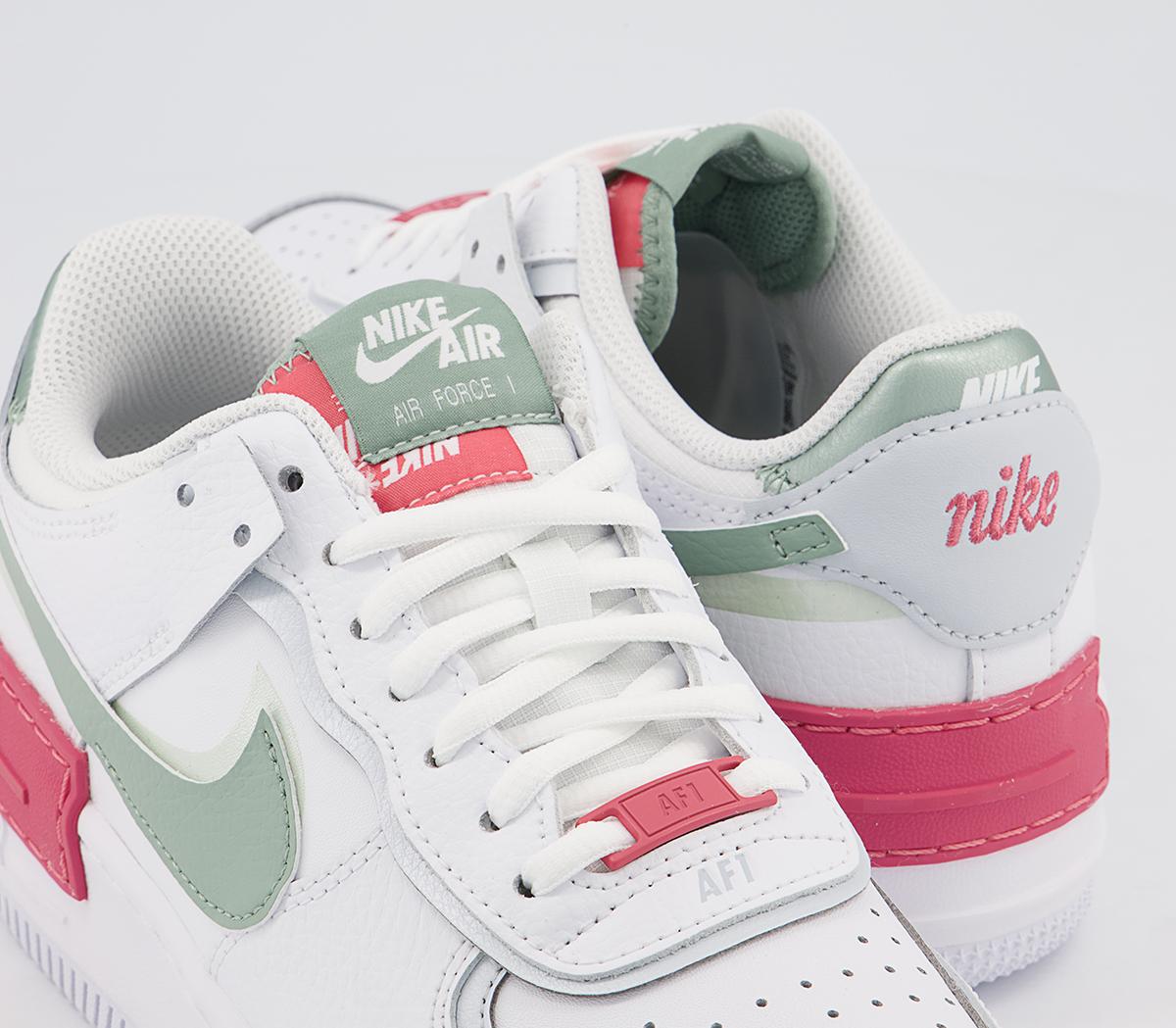 air force 1 shadow trainers pink foam white