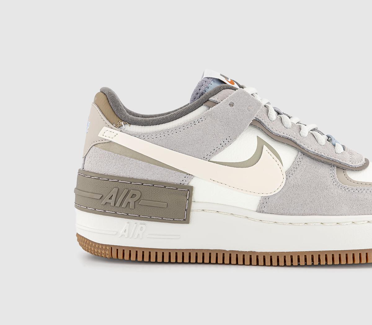 NikeAir Force 1 Shadow Trainers NikeAir Force 1 Shadow TrainersSail Pale Ivory Sail Grey Fog Provence Purple Cave