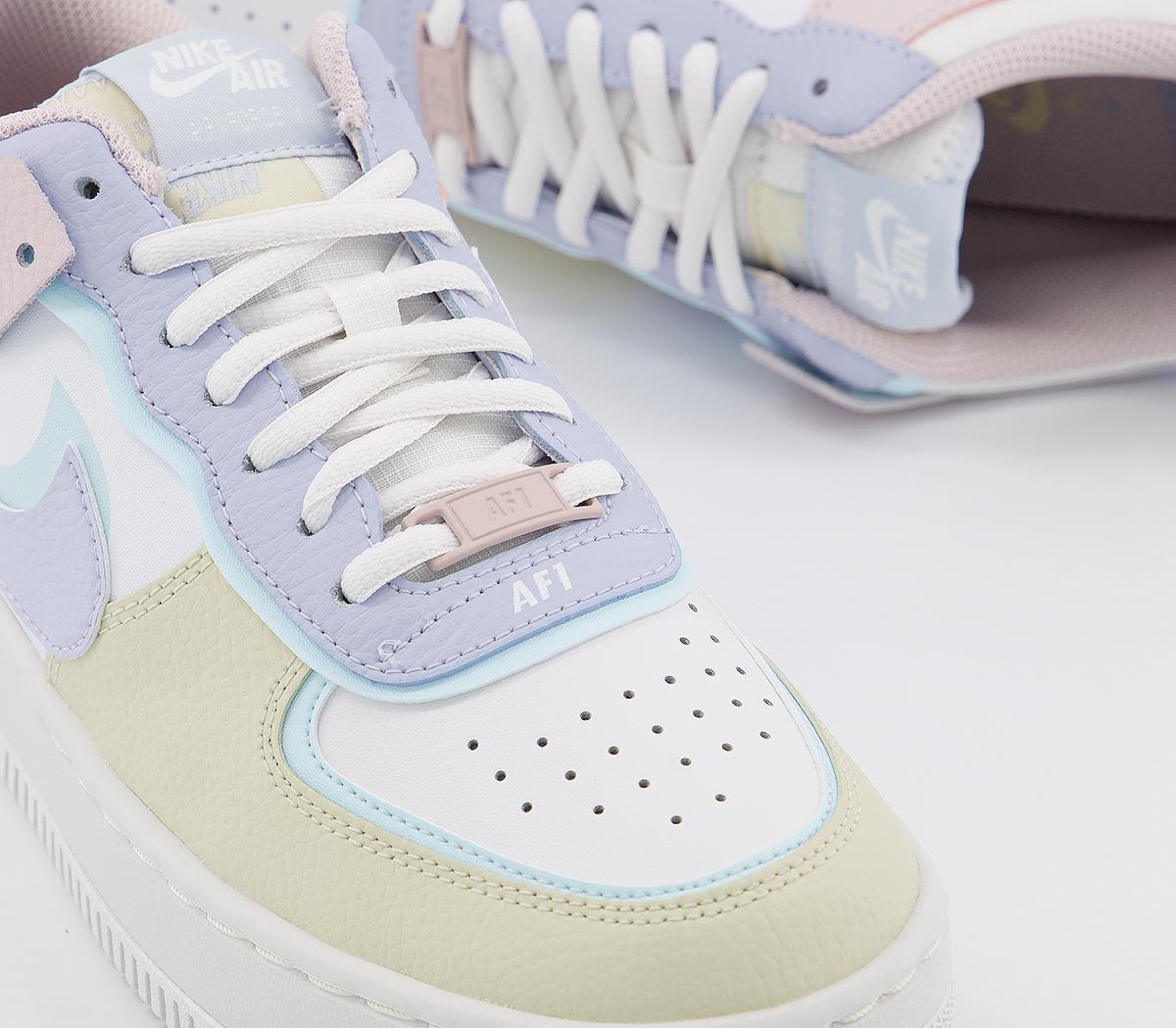 air force 1 shadow ghost glacier blue fossil rose