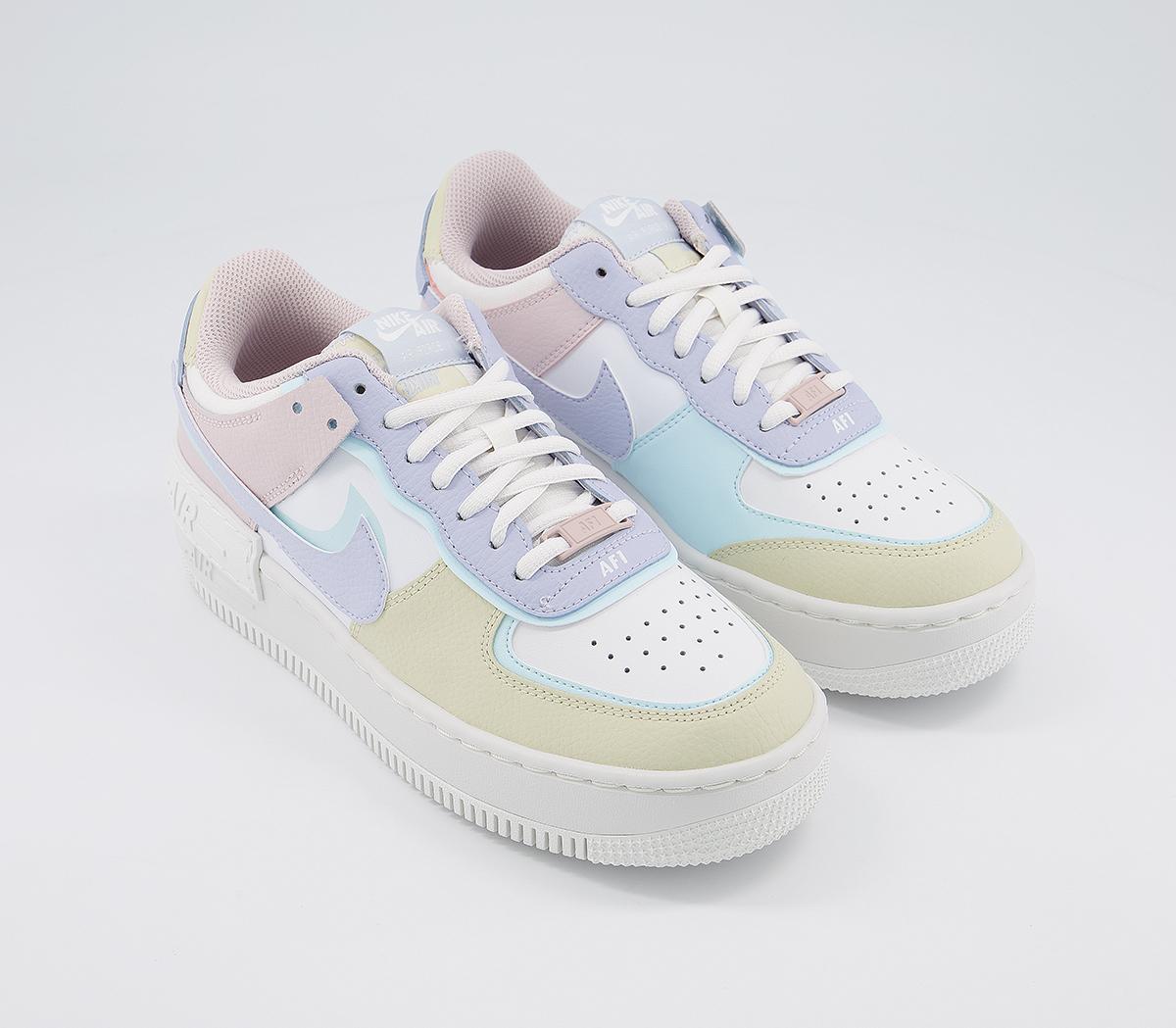 nike air force 1 shadow ghost glacier blue fossil rose