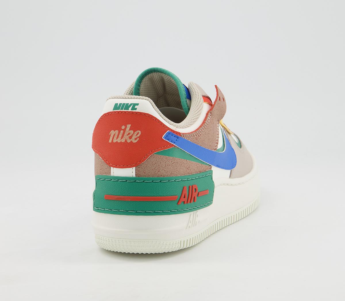 nike air force 1 shadow green noise