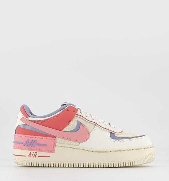 Air force 1 shadow 2024 trainers white magic flamingo