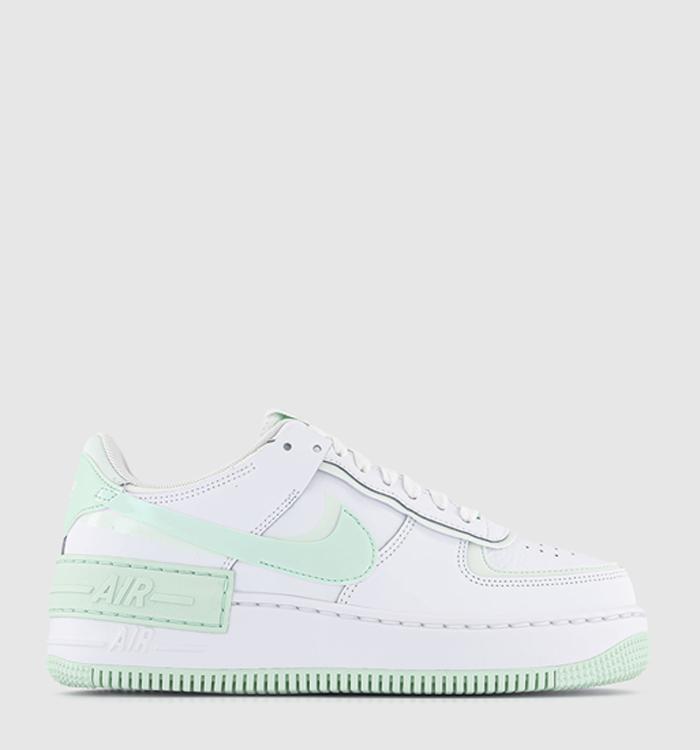 Nike Air Force 1 Shadow Trainers White Mint Foam Barely Green