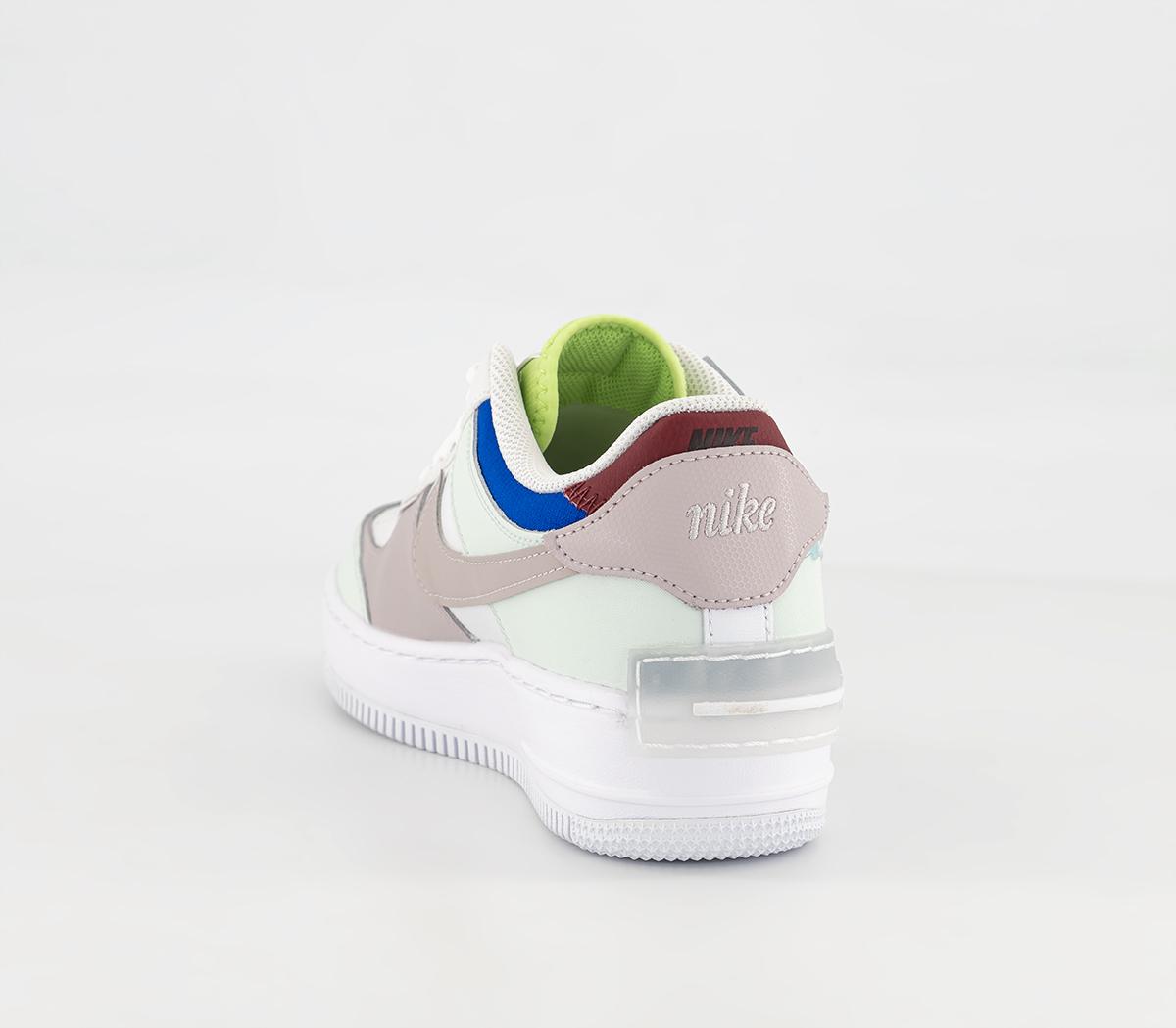 air force 1 shadow trainers white aurora green black