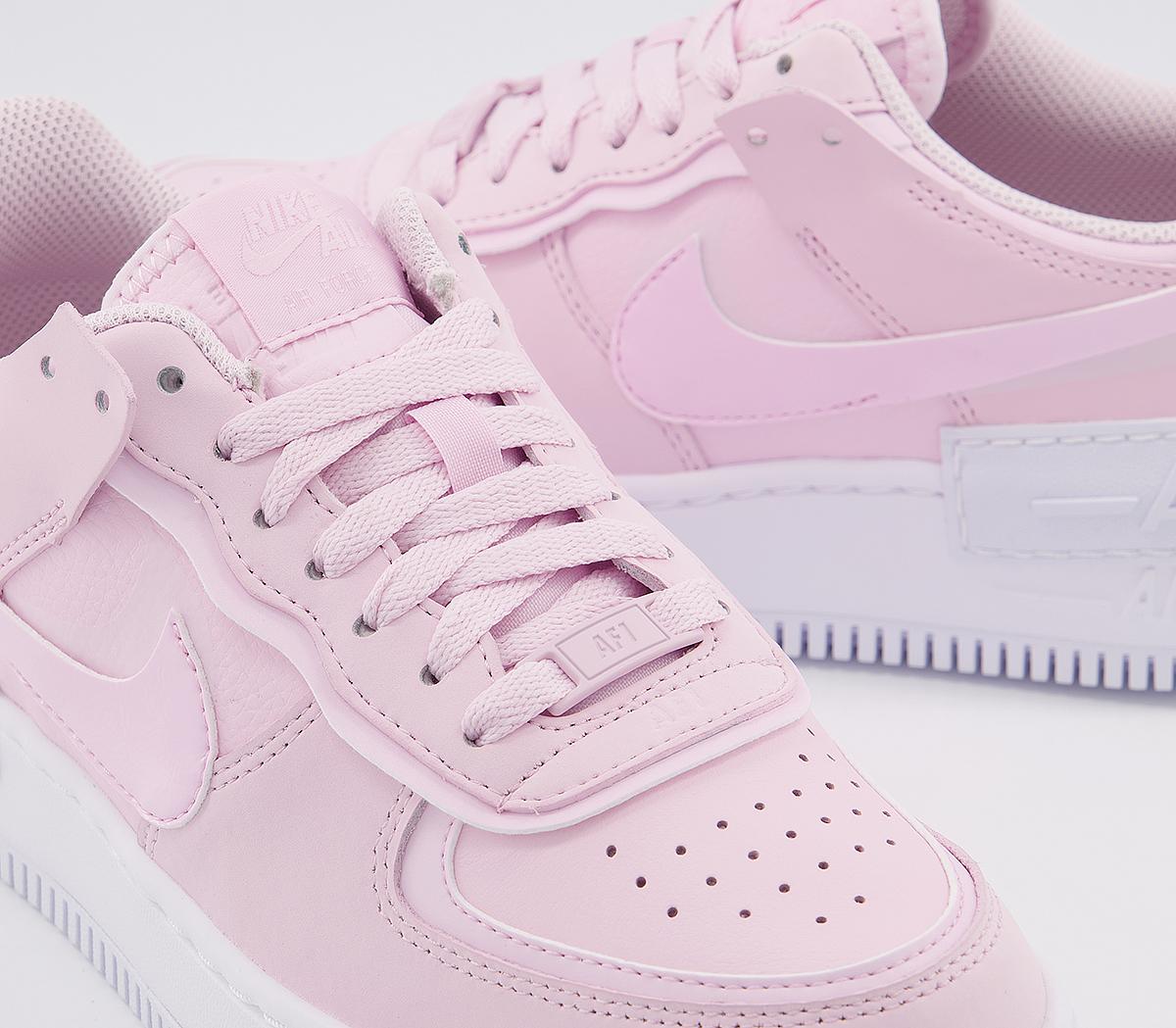 Nike Air Force 1 Shadow Trainers Pink Foam White Womens Trainers 2951