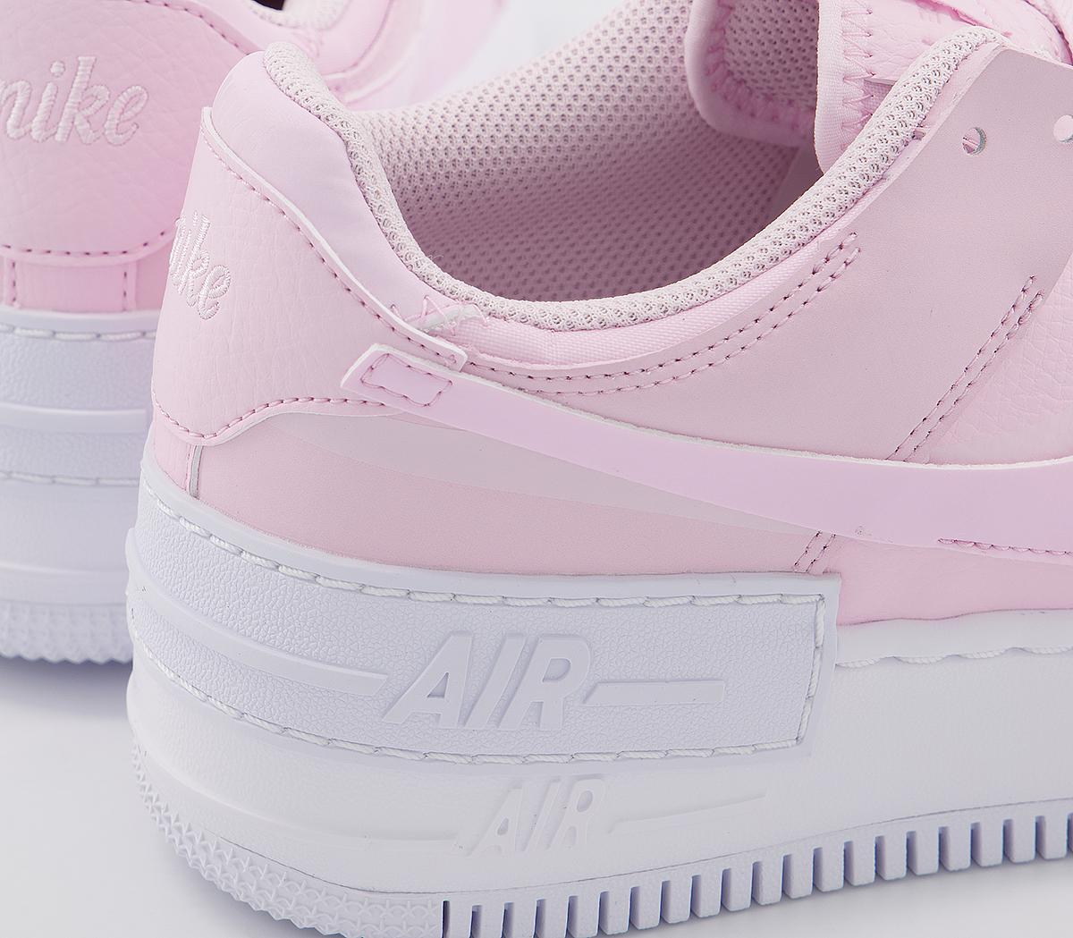 Nike Air Force 1 Shadow Trainers Pink Foam White - Women's Trainers