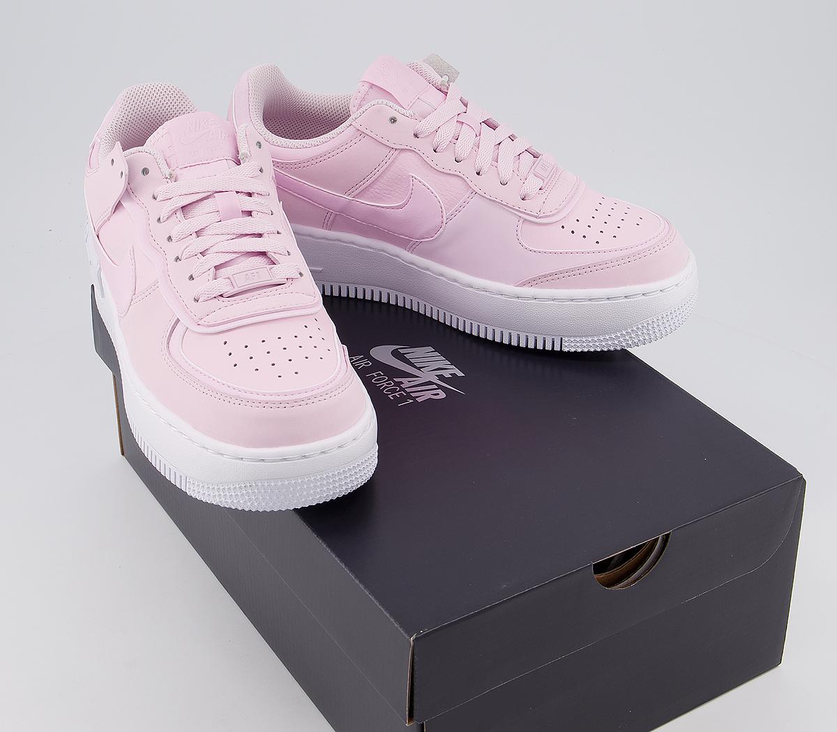Nike Air Force Shadow Trainers Pink Foam White Women's Trainers