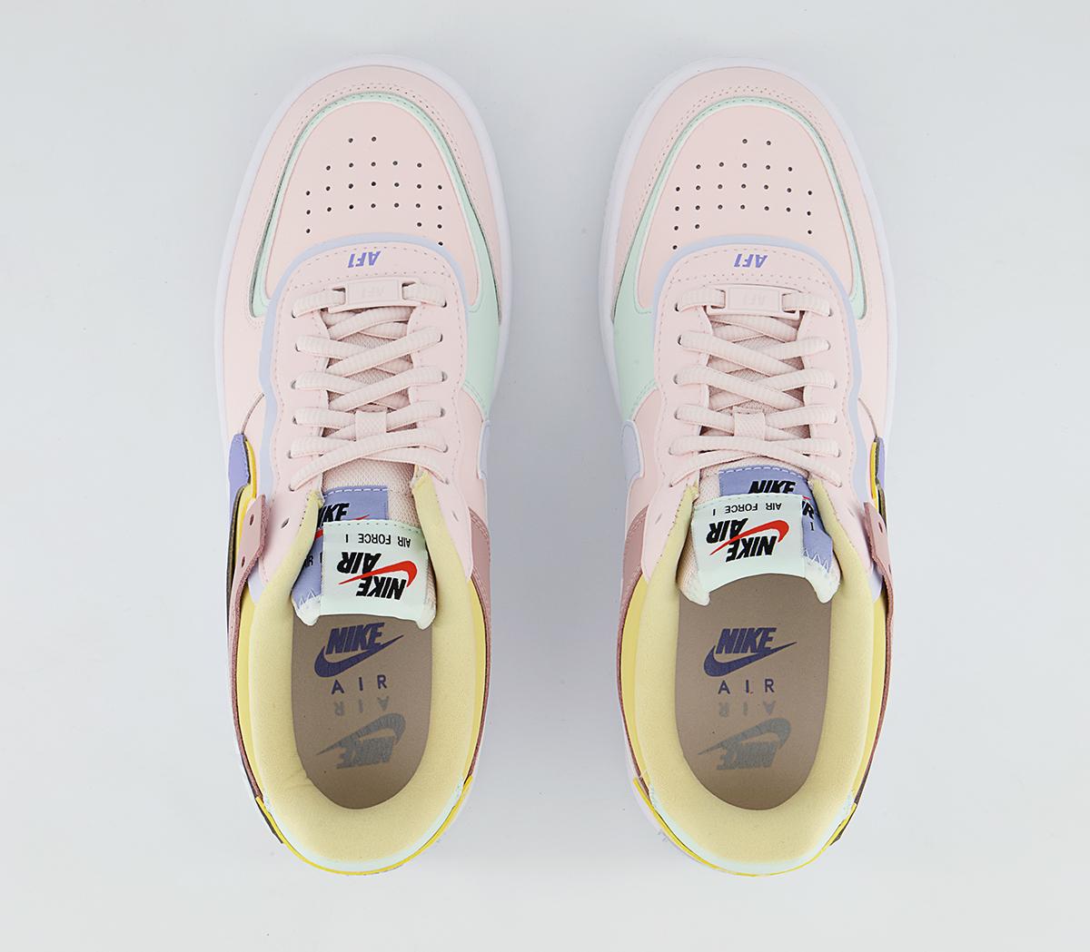 Nike Air Force 1 Shadow Trainers Light Soft Pink Light Thistle - Women ...