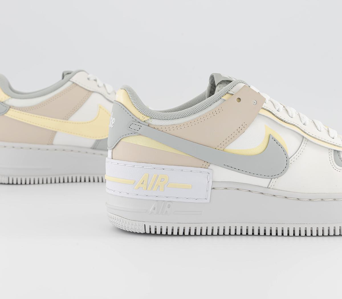 NikeAir Force 1 Shadow TrainersSail Light Silver Citron Tint