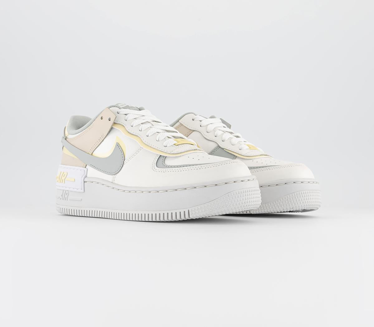 NikeAir Force 1 Shadow TrainersSail Light Silver Citron Tint