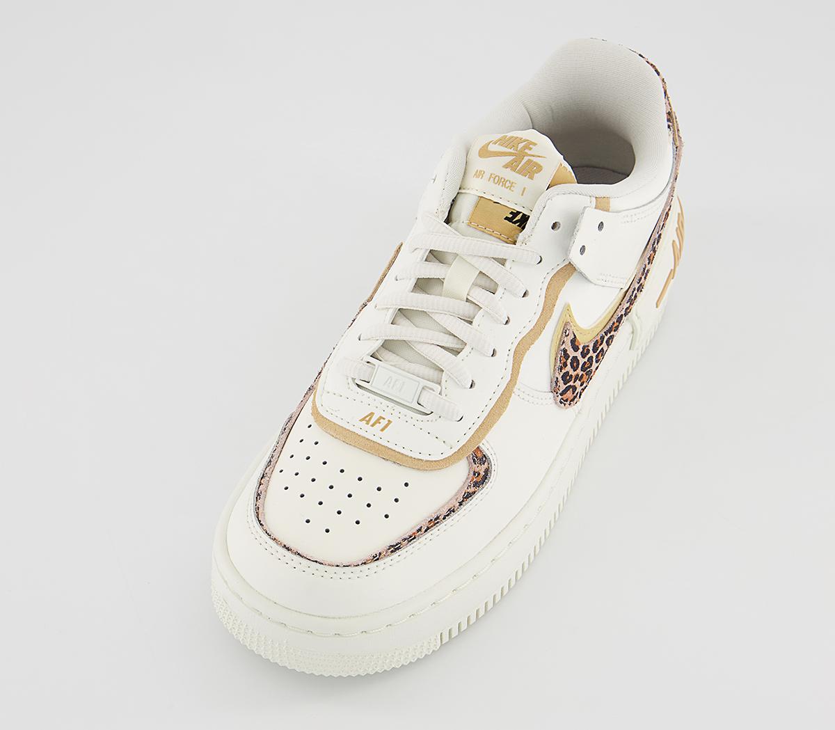 ☆大人気☆Nike Air Force 1 Shadow sail white/leopard Nike Air Force 1 Shadow sneakers in sail white and leopard