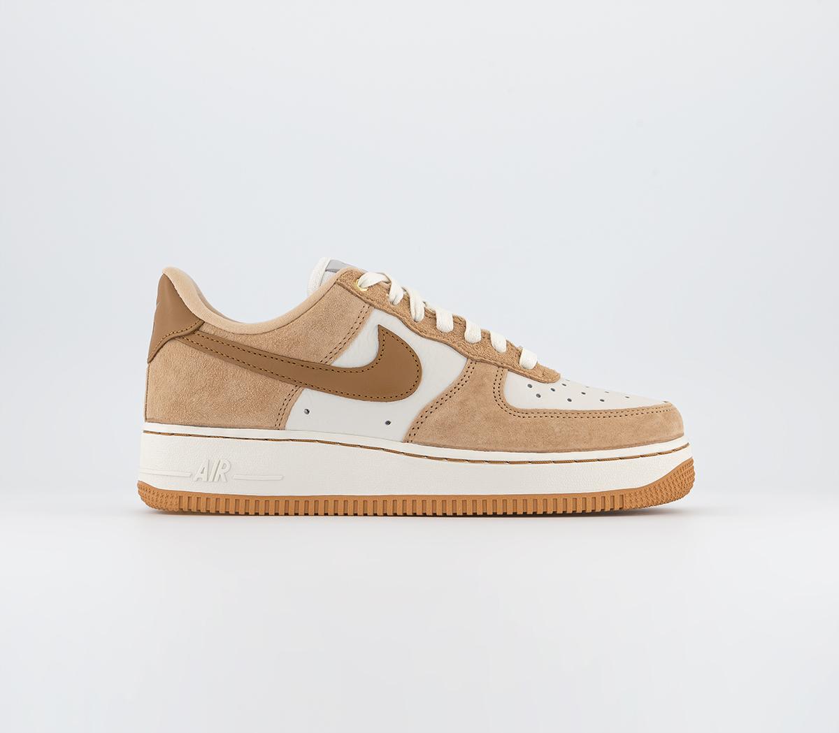 Nike air force deals 1 trainers in beige