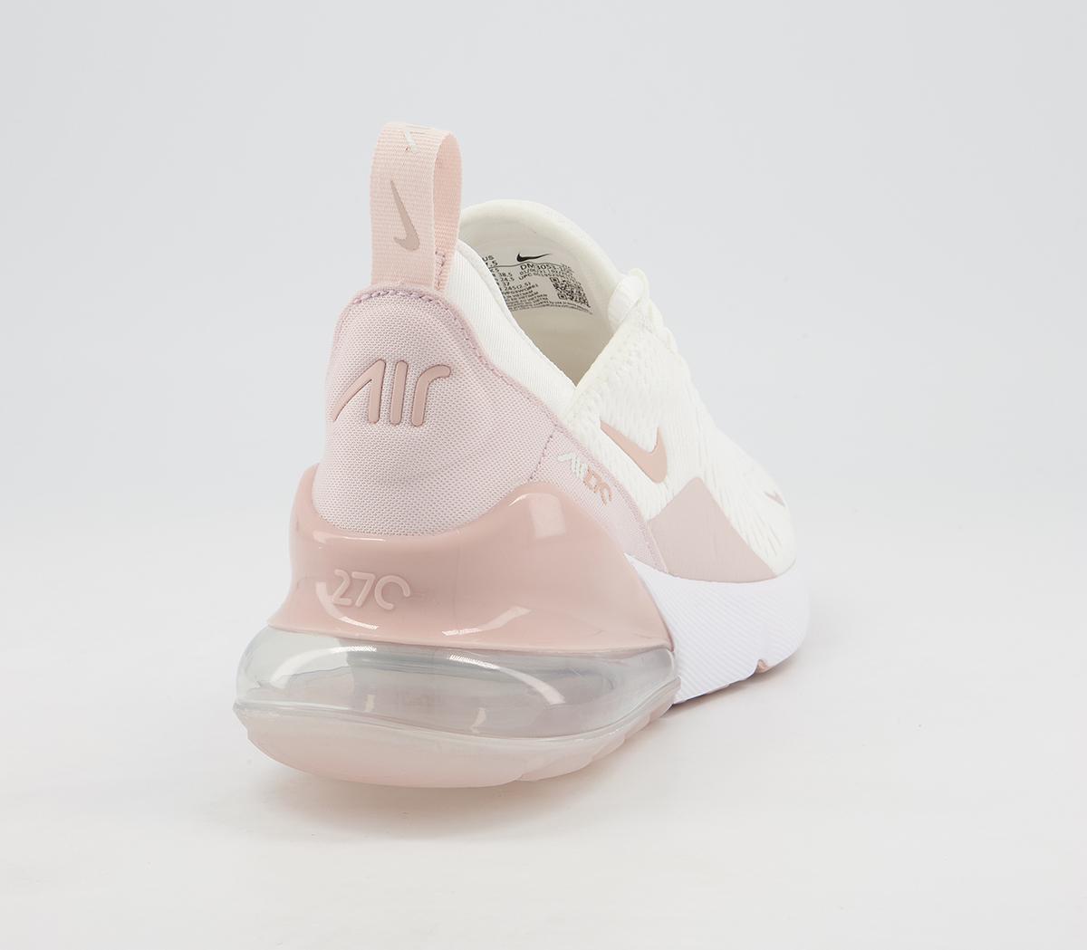 Nike Air Max 270 Trainers Summit White Pink Oxford Barely Rose