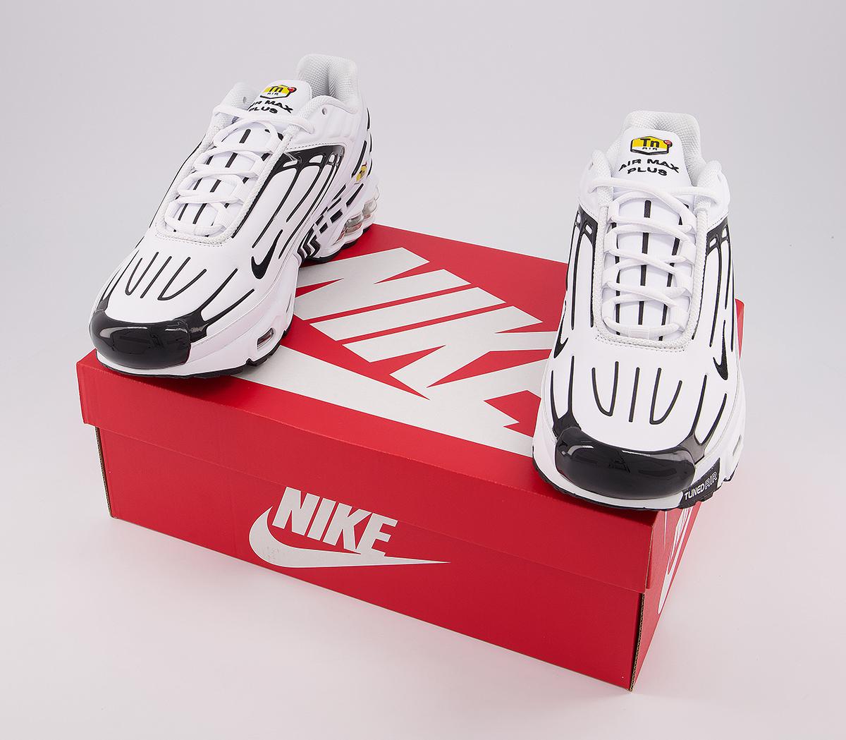 nike tuned 3 white red